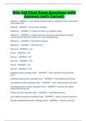 Rite Aid Final Exam Questions with Answers 100&percnt; Correct&period; 