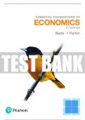 Test Bank For Essential Foundations of Economics 8th Edition All Chapters - 9780136878636