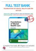Test Bank For Foundations of Mental Health Care 8th Edition By Michelle Morrison-Valfre  9780323810296 Chapter 1-33 Complete 