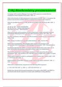 C785 Biochemistry preassessment
