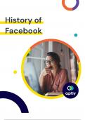 Summary -  History Of Facebook