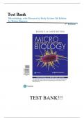 Test Bank for Microbiology with Diseases by Body System 5th Edition&comma; Bauman&vert;&vert;ISBN NO&colon;10&comma;0134477200&vert;&vert;ISBN NO&colon;13&comma;978-0134477206&vert;&vert;All Chapters Covered&vert;&vert;A&plus; Guide&period;