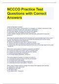 BUNDLE FOR NCCCO Exam Questions with Correct Answers