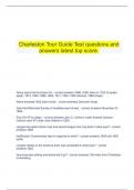  Charleston Tour Guide Test questions and answers latest top score.