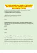 OAE 190 Foundations of Reading Practice Test &vert;  100 Questions with 100&percnt; Correct Answers &vert;  Latest Update &vert; Verified
