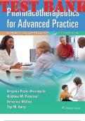 Pharmacotherapeutics for Advanced Practice 5th Edition Test Bank