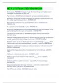 HCA 110 Exam 2024 Graded A&plus;