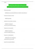 BKAT ICU POST TEST QUESTIONS AND ANSWERS &lpar;2023&sol;2024&rpar; &lpar;VERIFIED ANSWERS&rpar;