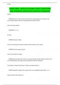 CHEM 205H - NOTES 6-8 EXAM LATEST QUESTIONS AND ANSWERS (2023/2024) (VERIFIED ANSWERS)
