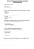 FISDAP Medical Questions with Answers 2023/2024 (Answers on Last Page