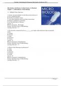 Test Bank - Microbiology with Diseases by Taxonomy, 6th Edition (Bauman, 2020), Chapter 1-27 | All Chapters
