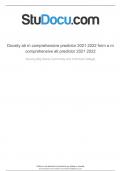 ATI RN Comprehensive Predictor 2021/2022 Form A / RN Comprehensive ATI Predictor 2021/2022