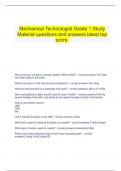   Mechanical Technologist Grade 1 Study Material questions and answers latest top score&period;