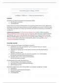 Uitgebreide uitwerking colleges Clinical Assessment and Decision Making (SOW-PSB3DH23E)