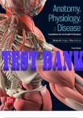 TEST BANK for Anatomy, Physiology, & Disease: Foundations for the Health Professions, 3rd Edition By Deborah Roiger and Nia Bullock ISBN13: 9781264130153. (Complete Chapters 1-16)