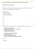 NR 326 Mental Health Exam 1 Study Set  With Complete Solutions / Verified Answers
