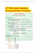 ATI RN Adult Medical  Surgical Online Practice 