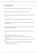 CAAN DCF 87 Questions with 100&percnt; Correct Answers &vert; Verified &vert; Latest Update