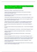 The FFA Creed &vert; 100&percnt; Correct Questions and Answers &vert; RATED A&plus;