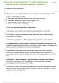 NR-360: NR 360| INFORMATION SYSTEMS IN HEALTHCARE LATEST MODEL TEST 19| INFORMATICS NR360 WITH CORRECT ANSWERS 