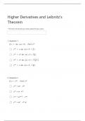 Higher Derivatives & Leibnitz's Theorem Exercise