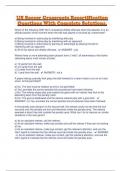 US Soccer Grassroots Recertification Questions With Complete Solutions&period; 