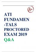 ATI Fundamentals 2019 Proctored Exam &vert; ATI Fundamentals Proctored Exam