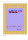 Illustrated Lesson Notes In form 4 Geography For KCSE Sylabus