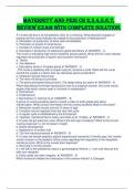 Maternity and pedi ch 2&comma;3&comma;4&comma;5&comma;6&comma;7&comma; review Exam With Complete Solution&period; 