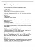 FNP 2 exam 1 practice questions