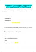 Insurance Practice Exam 150 Questions with Complete and Verified Answers