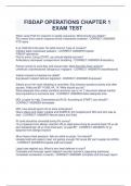 FISDAP OPERATIONS CHAPTER 1  EXAM TEST