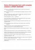 Extron AV Associate Cert &vert; with complete solution &vert; LATEST 2024&sol;2025