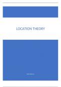 Resume Location Theory & EU Regional Policy 