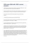 VITA exam 2024 with 100&percnt; correct answers