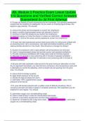JBL Module 2 Practice Exam Latest Update 115 Questions and Verified Correct Answers Guaranteed A&plus; At First Attempt