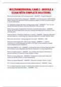 Multidimensional Care I - Module 4 Exam With Complete Solutions&period;