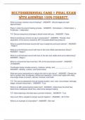 Multidimensional Care 1 Final Exam With Answers 100&percnt; Correct&period;