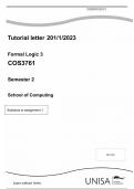 Formal Logic Computing Exam 100% PASS 2023