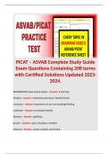 PICAT – ASVAB  Combination Package. 