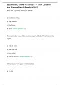WSET Level 2 Spirits - Chapters 1 &ndash; 4 Exam Questions and Answers &lpar;Latest Questions 2023&rpar;