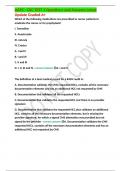 AAPC - CRC TEST 1 Questions and Answers Latest Update Graded A&plus;