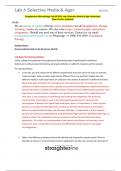 Straighterline Microbiology Lab BIO250L Lab 4 Selective Media & Agar Worksheet (New Version Updated)