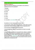 AAPC - CRC TEST 1 Questions and Answers Latest Update Graded A+