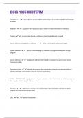 BCIS 1305 Midterm Questions with 100&percnt; Correct Answers &vert; Updated &vert; Guaranteed A&plus;