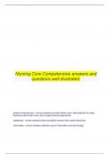 Nursing Core Competencies bundled exam with complete solutions&period;