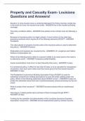 Louisiana Property EXAM BUNDLE&excl;
