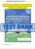 Test Bank for Understanding Pharmacology Essentials for Medication Safety, 3rd Edition by M. Linda Workman & LaCharity