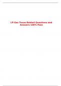 LP-Gas Texas Bobtail Questions and Answers 100% Pass