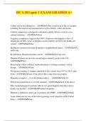 HCA 203 quiz 1 EXAM GRADED A&plus;